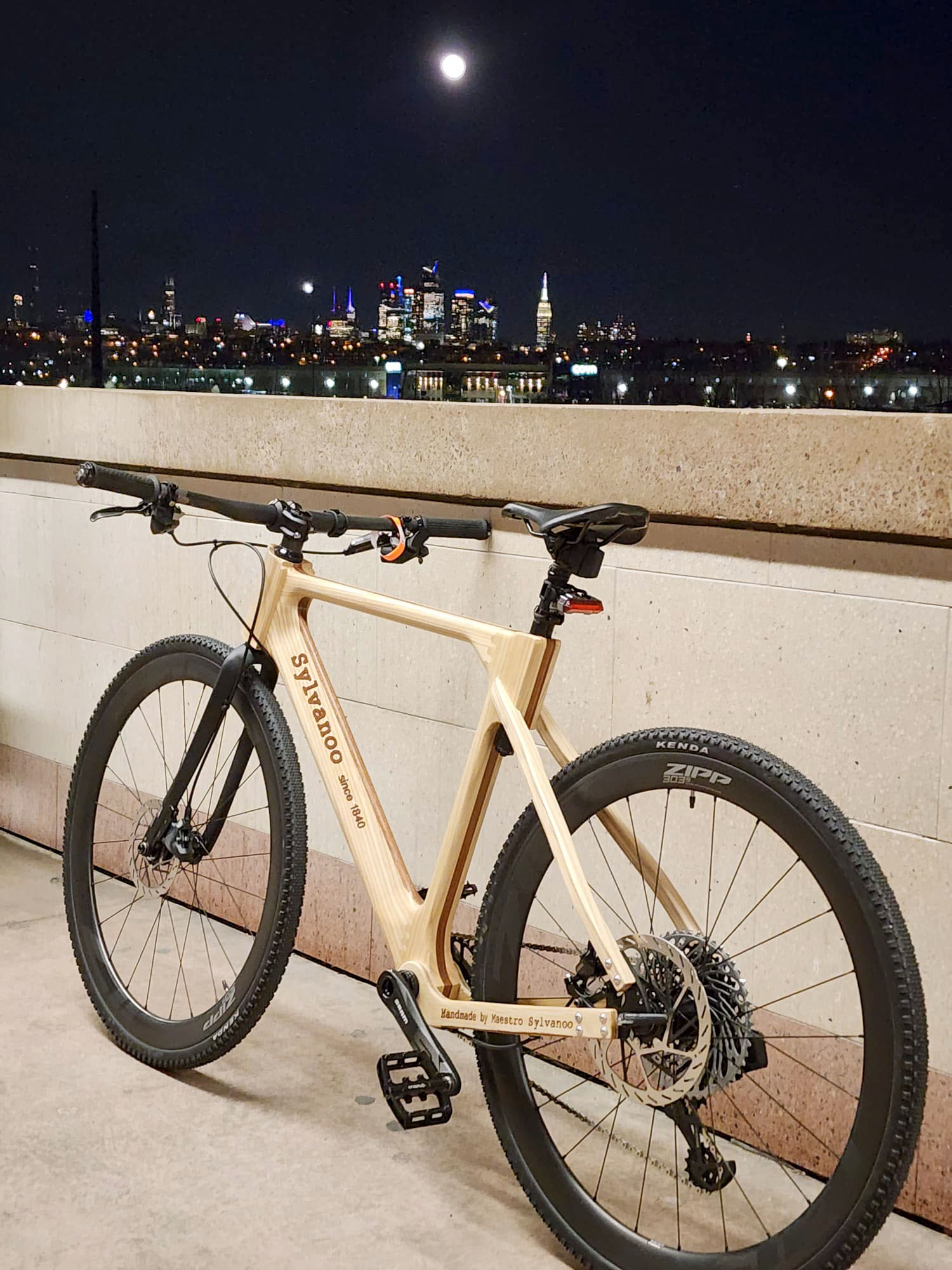 Drewniana rama roweru Sylvanoo Futura